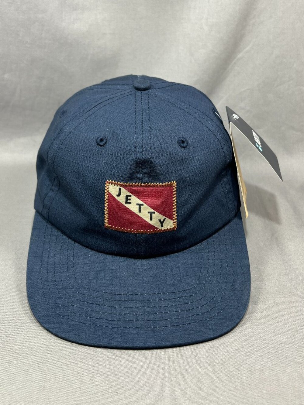 Jetty Diver Down Snapback Hat Scuba Diving Flag Patch Navy Blue Adjustable Cap